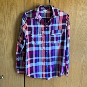 Gap Button Down Plaid Shirt